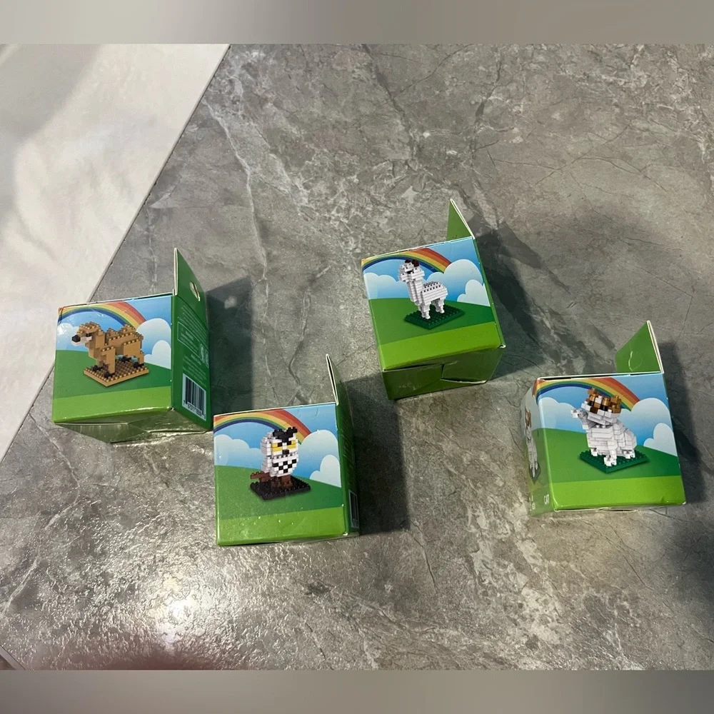 Fun Brix Mini Animal Building Bricks Set(4) - Picture 2 of 7